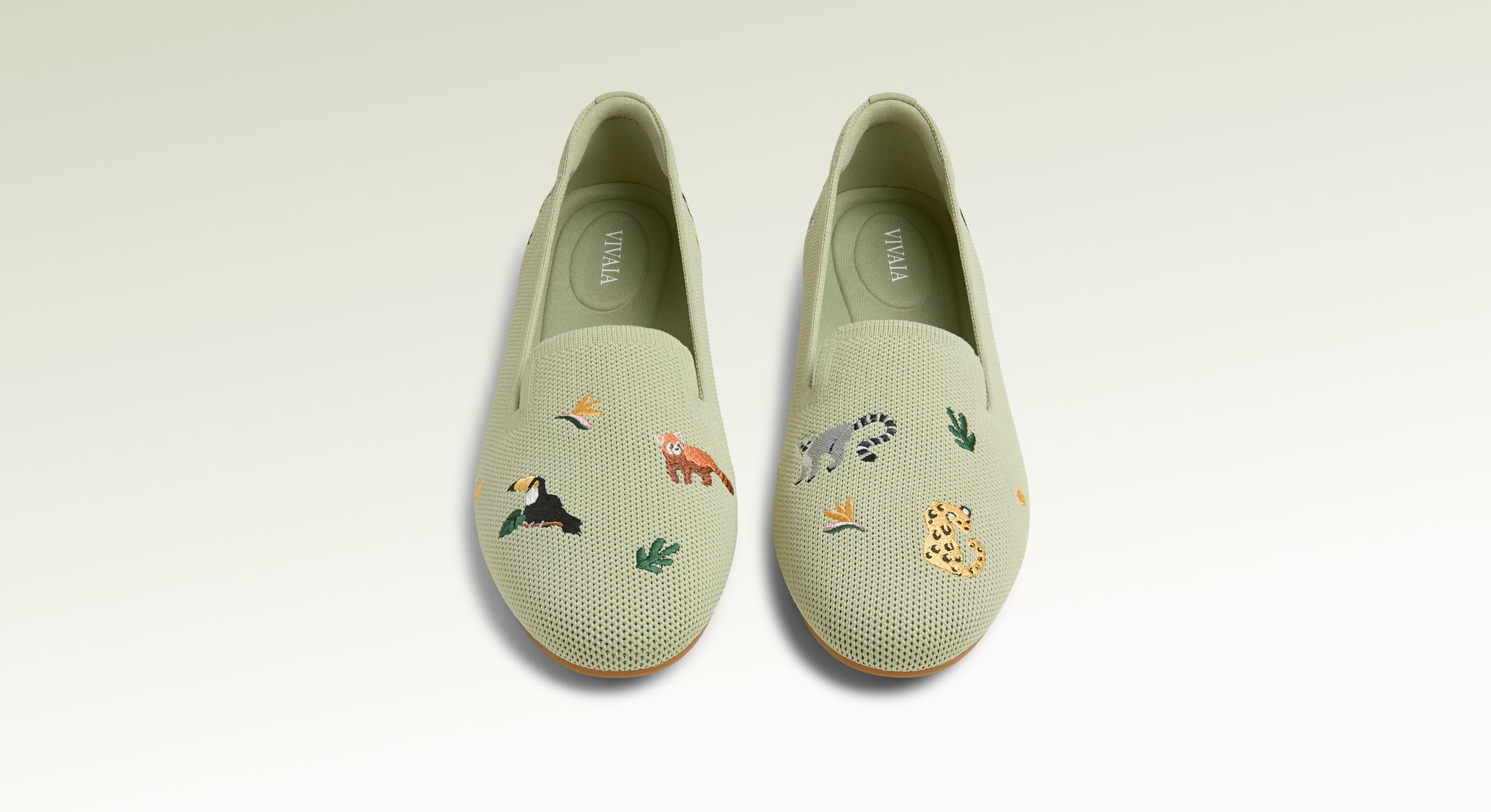 Audrey] ラウンドトゥ アニマル刺繍 ローファー – VIVAIA JAPAN